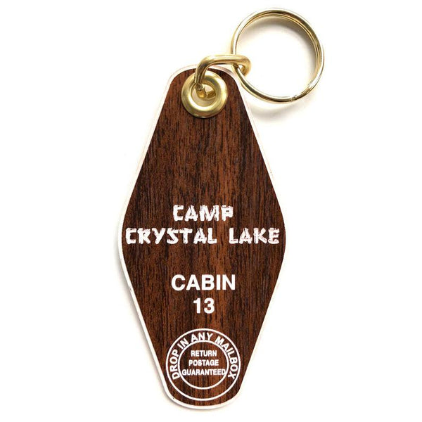 Camp Crystal Lake Motel Style Keychain – Well Done Goods, by