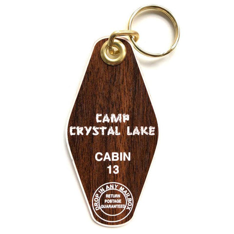 Camp Crystal Lake Motel Style Keychain