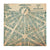 Detroit 1800s Map Plan Drink Coaster, Well Done Goods