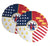 Detroit City Flag Turntable Slipmats, 1 Pair. Well Done Goods