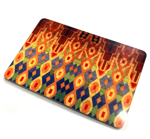 Guardian Building Magnet, Aluminum Refrigerator Magnet. Detroit Souvenir