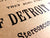 Detroit Optician Screen Printed Poster, Vintage Ad Print, Well Done Goods by Cyberoptix