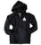 313 Zip Hoodie, Detroit Renaissance Trefoil Black Unisex Hooded Sweatshirt