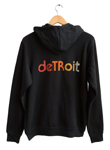 Detroit Rhythm Composer Zip Hoodie. Unisex, Vintage Style, Well Done Goods