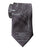 Detroit 1915 Subway Map Necktie, Pale Grey on Charcoal Tie, Well Done Goods