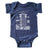 Blueprint Baby Onesie, MCS Detroit Train Station, Well Done Goods