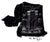 Black Detroit Blueprint Scarf, MCS Train Station. By Cyberoptix