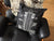 MCS Detroit Train Station Silkscreen Throw Pillow, Black