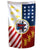 Detroit City Flag, 2x3 feet. Well Done Goods
