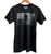 Detroit City Flag T-Shirt. 1940s Flag, Black on Black