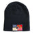 Black Detroit City Flag Skullcap, Brimless Beanie