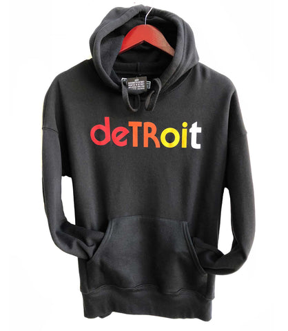 Detroit Rhythm Composer Unisex Black Pullover Hoodie, Well Done Goods