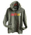 Detroit Rhythm Composer Unisex Military Green Pullover Hoodie, Well Done Goods