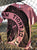Manhole Cover T-Shirt. Detroit Tire Print, Mauve Pink. Well Done Goods