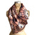 Detroit Opera House Scarf, Milk Glass Floral Rosette Details