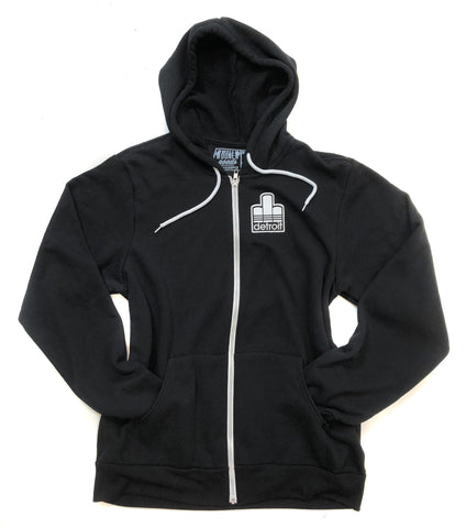 Detroit Renaissance Trefoil Patch Zip Hoodie, Unisex Hooded Sweatshirt