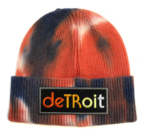 Detroit Rhythm Composer Tie Dye Beanie Caps