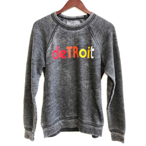 Detroit Rhythm Composer Acid Washed Crew Neck Sweatshirt, Well Done Goods