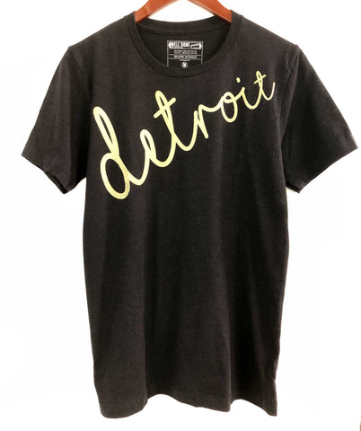 Detroit Pennant Script T-Shirt