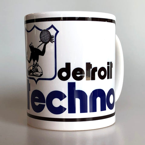 Detroit Techno - Fun Police Mug! Detroit Police, DPD Old Logo Parody Coffee Cup
