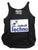 Detroit Techno Fun Police Tank Top! Detroit Police, DPD Old Logo Parody. Women's Grey Vintage Style or Black