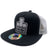 Detroit Renaissance Trefoil Trucker Black & White Snapback Cap