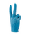 Victory Hand Gesture Candle: 54 Degrees - Life Size - Blue