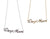 Dog Mom Script Necklace Pendant, by Well Done Goods