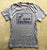 Detroit Techno - Fun Police  T-Shirt! DPD Old Logo Parody. Grey Unisex Vintage Style Shirt