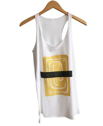 Egg Omelet Sushi Women's Tank Top, Tamago Nigiri Print. Well Done Goods