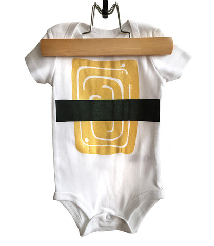 Egg Sushi Baby Onesie,Tamago Nigiri Print Creeper. Well Done Goods by Cyberoptix