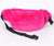 Fuchsia Large Silky Fuzzy Hand Warmer Fanny Pack
