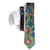 Fisher Building Mosaic Tie, Floral Print Necktie, by Cyberoptix