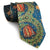Fisher Building Mosaic Tie, Floral Print Necktie, by Cyberoptix