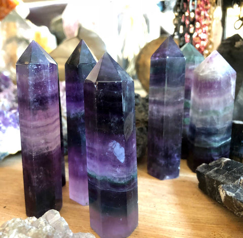 Polished Fluorite Towers