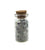 Assorted Tumbled Crystal Chips in Small Glass Bottle