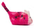 Spotted Tiger Wool Booties, Fuchsia Pink Slippers, by Well Done Goods