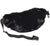 Fuzzy Hand Warmer Fanny Pack, Black Faux Fur