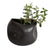 Black Ceramic Blob Vase, Well Done Goods