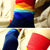 Geometric Woven Golf Socks