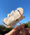 Large Quartz Crystal Cluster Raw Stone Adjustable Ring, Silver or Gold Electroplate