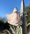 Large Quartz Crystal Cluster Raw Stone Adjustable Ring, Silver or Gold Electroplate