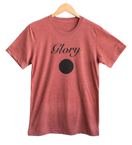 Glory Hole Print Black on Heather Clay T-Shirt, Well Done Goods