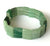 Green Aventurine Large Flat Stone Bead Mala Stretch Bracelet