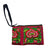 Embroidered Flower Wallet, Zipper Pouch | Handmade by Thai Hmong Hill Tribe. Assorted Colors