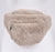 grey fuzzy fanny pack