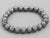 Electroplated Lava Stone Mala Bead Bracelets, silver, copper, rainbow