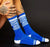 Happy Challahdays Gym Crew Socks, by Gumball Poodle. Made in USA!