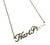 Hart Plaza Gold Script Necklace, Detroit Neighborhood Pendant, Well Done Goods