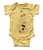 Oh Honey Baby Onesie, Butter Yellow Honeycomb Print Creeper, Well Done Goods